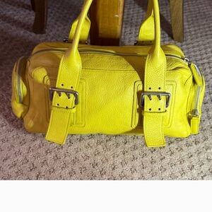 Furla Yellow Leather Women's Bag